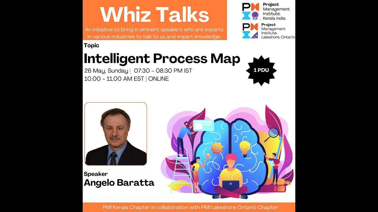 Intelligent Process Map | Mr Angelo Baratta | PMI Kerala Chapter | Whiztalk May 24