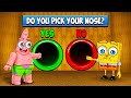 SpongeBob & Patrick Play Pick a Slide In ROBLOX!