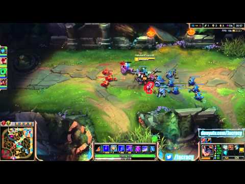 [KR] rumble vs hecarim - top - 40mins - 5/4/11 276cs