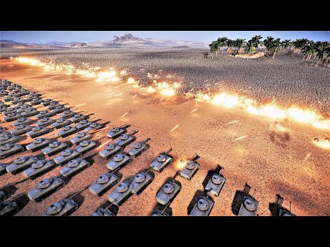 200 US SHERMAN TANKS  vs  1 MILLION MEDIEVAL KNIGHTS - Ultimate Epic Battle Simulator 2