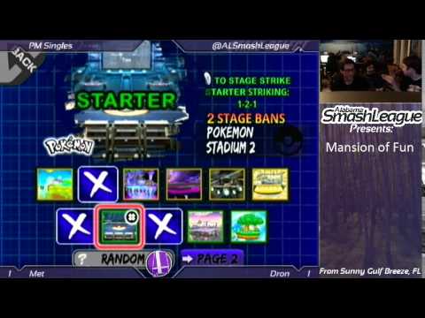 Smash(ed) at the McMansion 5 - Losers Finals - Met (G&W) vs. Dron (Lucas) - Project M