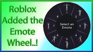 How to open roblox emote wheel