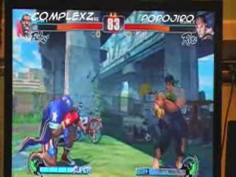 UBC OVERTURE 4 - SF4 SINGLES - complexz(Boxer) vs Ash(Ryu)