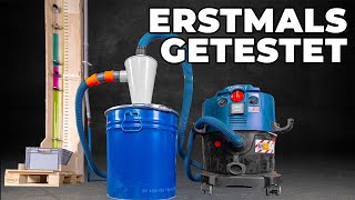 Saugleistung des Zyklon endlich getestet!