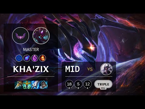 Kha'Zix Mid vs Syndra - EUW Master Patch 12.5