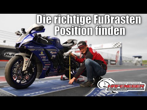 So findest Du die richtige Fußrasten Position - Technik Talk