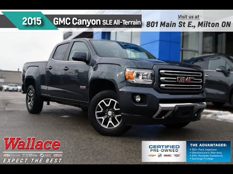 GMC Canyon SLE All-Terrain Stock #PL5084 - Wallace Chevrolet Certified Pre-Owned