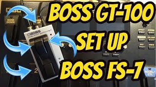 Video thumbnail for Boss GT-100 - How To Set Up the Boss FS-7 Footswitch │ My 100th Video!! by GuitarNTabs