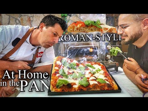 Homemade PIZZA ROMA-STYLE in the Pan | Perfect Easy Recipe