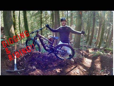 Building and riding a fresh loamer on e-bikes!