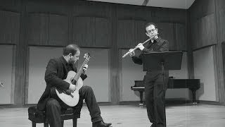 Astor Piazzolla - Bordel 1900 for Flute & Guitar - Marco Granados, Felippe Santos
