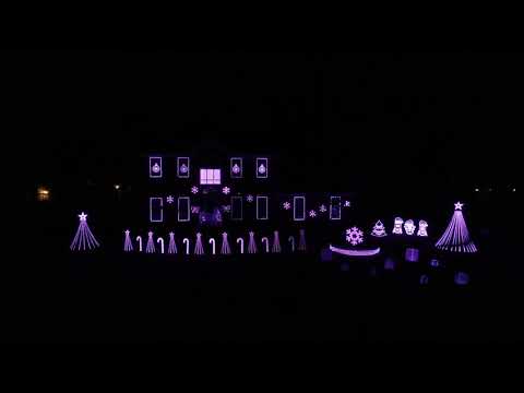 Star Wars Medley - Carpenter Christmas Light Show 2020