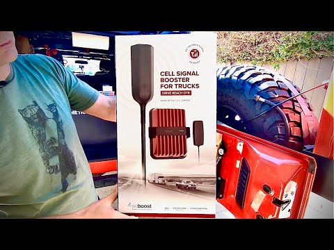 Jeep JK WeBoost Drive Reach OTR Cell Signal Booster Install
