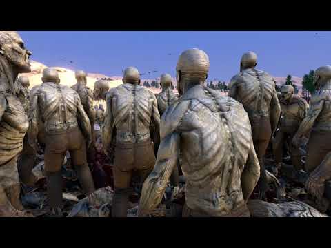 THE LAST DEFENSE - 15000 ZOMBIES vs Medieval Army - UEBS