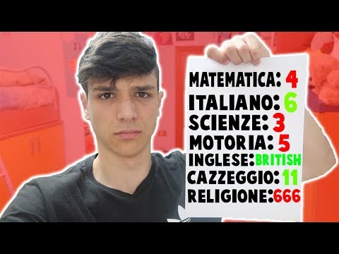 LA MIA PAGELLA DI 5' SUPERIORE!!! MI HANNO BOCCIATO O PROMOSSO?