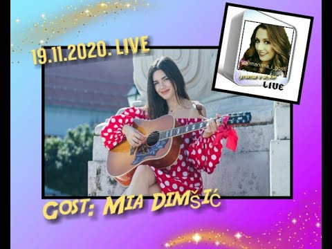 Marinna i Gosti Live S2 - Gost: Mia Dimšić 19.11.2020.