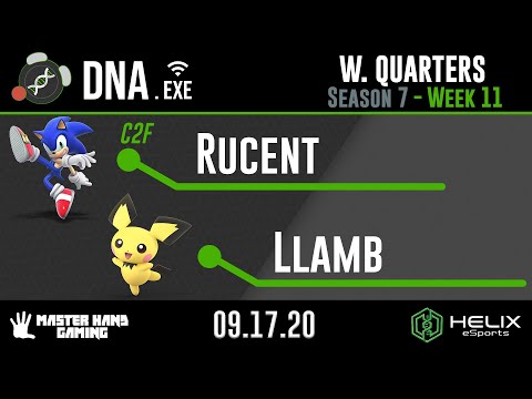 DNA.EXE S7:W11 - C2F | Rucent (Sonic) Vs. Llamb (Pichu) - W Quarterfinals