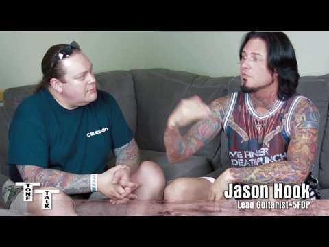 Jason Hook Five Finger Death Punch Interview w Trace Davis of Voodoo Amps Part 2 of 3