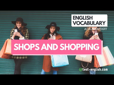 Shops and shopping – A1 English Vocabulary