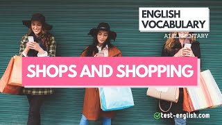 Shops and shopping – A1 English Vocabulary
