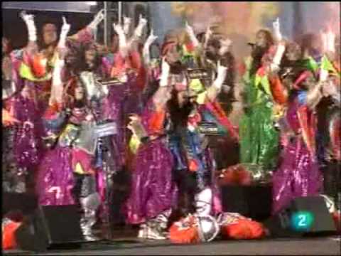 MURGA LAS LADY'S CHANCLETAS 2010 EN CANDELARIA - PRESENTACION Y PASACALLE