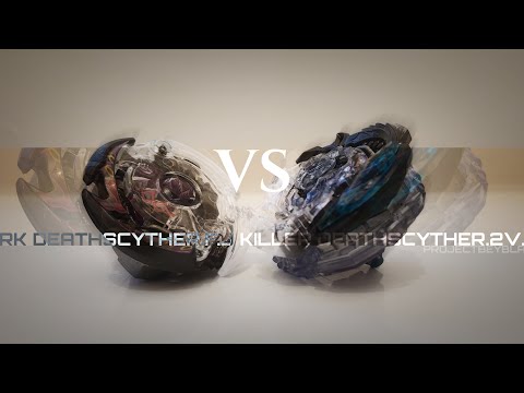 BEYBLADE BURST BATTLE | Killer Deathscyther.2V.Hn Vs Dark Deathscyther.F.J | TakaraTomy  ベイブレードバースト