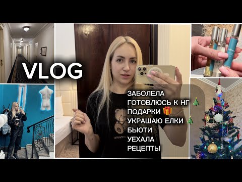VLOG/ ЗАБОЛЕЛА / ГОТОВЛЮСЬ К НГ 🎄/ ПОДАРКИ 🎁/ УКРАШАЮ ЕЛКИ/ БЬЮТИ /УЕХАЛА/ РЕЦЕПТЫ
