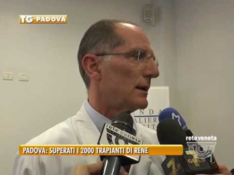 TG PADOVA (22/02/2017) - PADOVA: SUPERATI I 2000 TRAPIANTI DI RENE