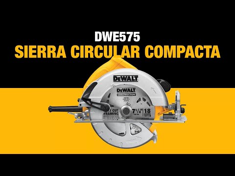 Sierra Circular DEWALT 7¼" de 1,800W⚡DWE575