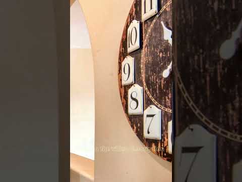 How to Decorate with Large Wall Clocks #shorts