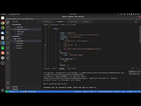 Compilando Vários Arquivos C++ No VSCode