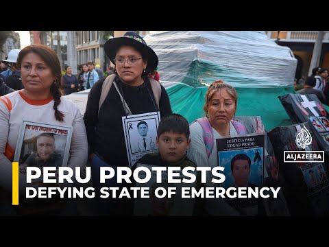 Peru’s youth rally in Lima, defying state of emergency as demands for justice grow