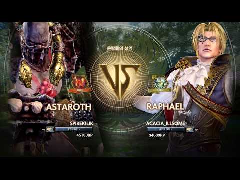 SOULCALIBUR 6 ACACIA(C1 RAPHAEL) vs SPIREKILIK(B2 ASTAROTH) Dec.2019