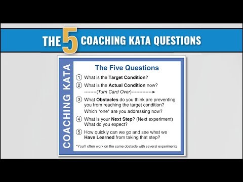The Five Coaching Kata Questions