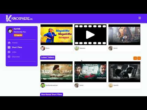 Kinosphere: Short Films & Jobs