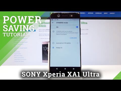 How to Activate Power Saving Mode in SONY Xperia XA1 - Extend Battery Life