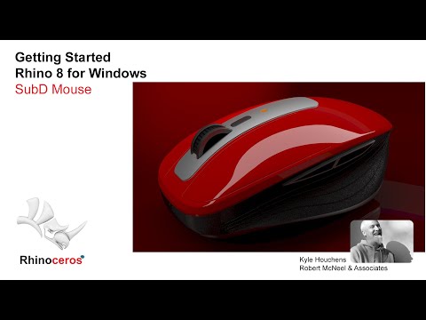 Getting Started Rhino 8 - Build a Mouse with SubD