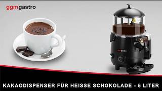 Chocolatière - 10L - 1kW - Noir