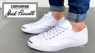 JACK PURCELL LEATHER All White Review | On Feet