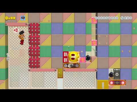 【SMM2】Recoil Wall Jumping Clear vid!