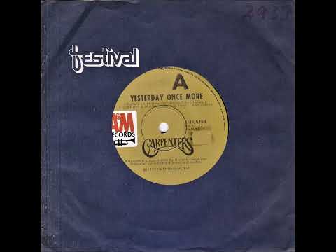 45 of the Week - Yesterday Once More