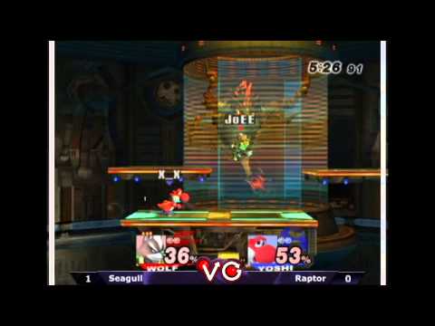 Sa2vation - Seagull Joe (Wolf) Vs. Raptor (Yoshi) - Losers Quarters - SSBB