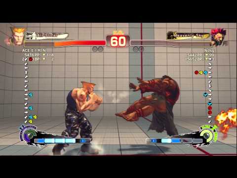 ACE E I RI N [Guile] Vs Ndsg [Akuma] SSF4 Arcade Edition 2012 720 HD