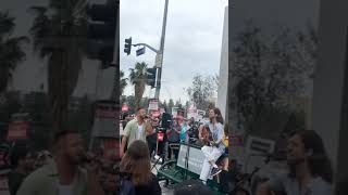 Imaginedragons Showed Support For Striking Writers In Hollywood By Doing What They Do Best