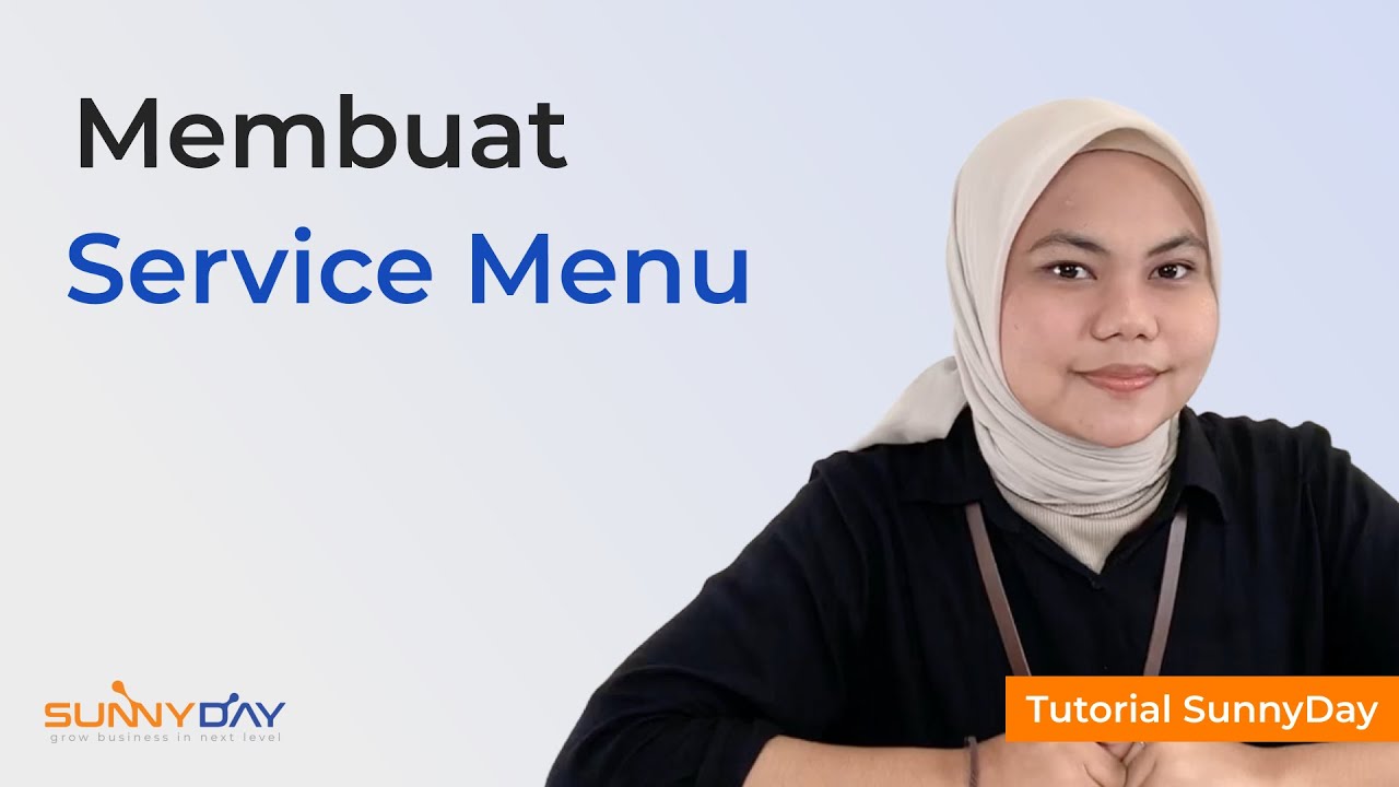 Membuat Service Menu di CRM SunnyDay