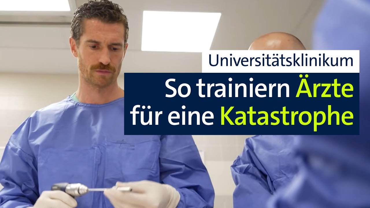 Universitätsklinikum Augsburg: Katastrophentraining | Abendschau | BR24