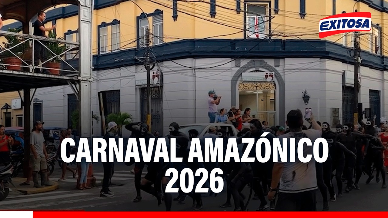 🔴🔵Vive el Carnaval Amazónico 2026 con diversas actividades que resaltan las tradiciones de la selva