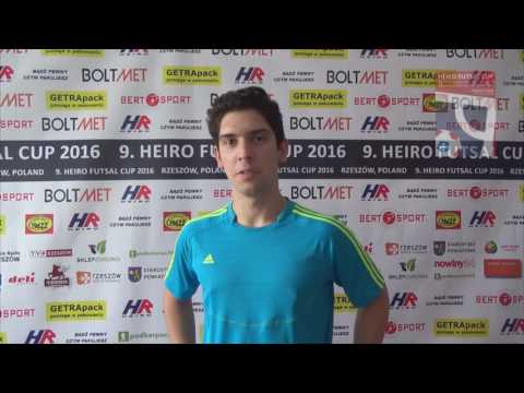 9. HFC 2016 - Wywiad z Bartosz Dybała (Piekarnia Sygneczów) po meczu z Partizanem Bardejov (SVK)