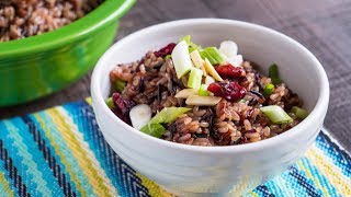 Pressure Cooker Brown and Wild Rice Pilaf (With Cranberries and Almonds)