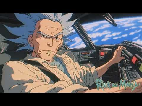 Rick and Morty 90s Retro Anime Style